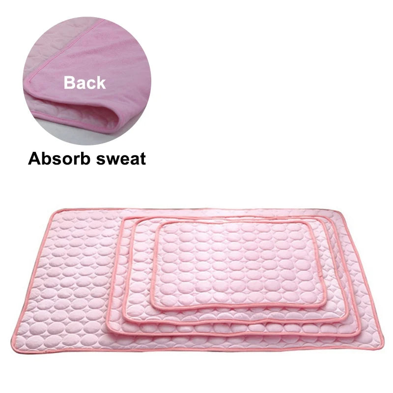Cooling Dog Mat for Summer | Breathable & Washable Pet Bed for Dogs and Cats