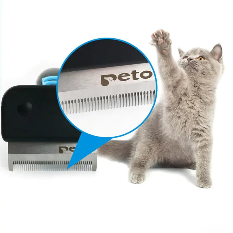 PurrfectGlide™ – Premium Cat Grooming & Deshedding Brush