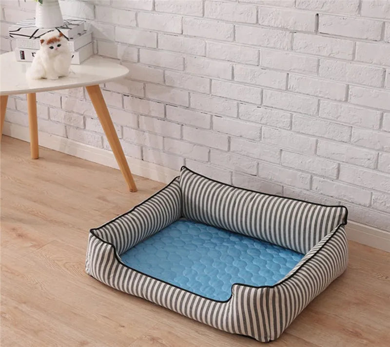 Cooling Dog Mat for Summer | Breathable & Washable Pet Bed for Dogs and Cats