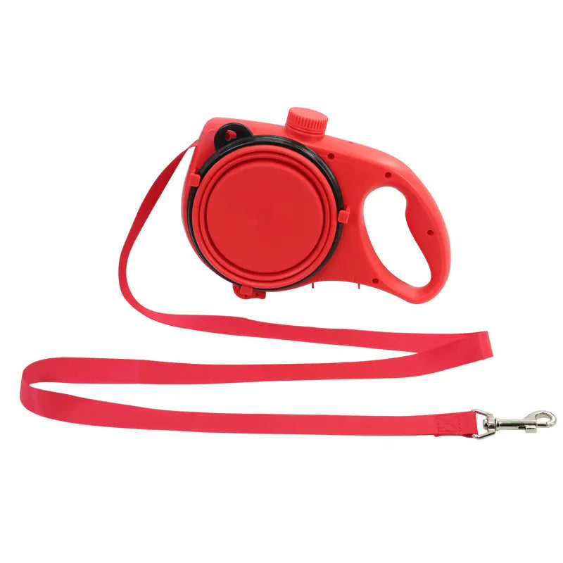 HydraLeash™ 2-in-1 Dog & Cat Leash with Built-in Water Bottle for Walks & Travel