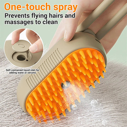 3 In 1 Electric Pet Steam Brush