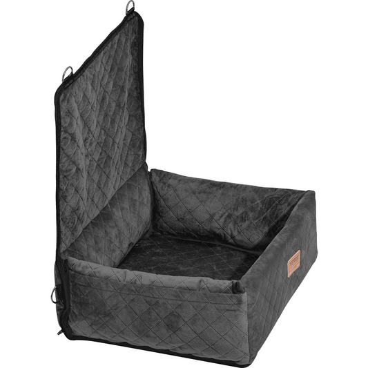 Dog Booster Car Seat Pet Car Seat for Small Medium Dog up to 40 lbs Black
