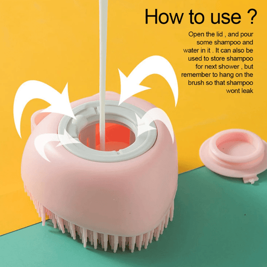 PawSpa™ 2-in-1 Silicone Grooming Brush