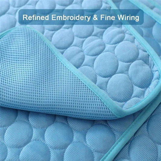 Cooling Dog Mat for Summer | Breathable & Washable Pet Bed for Dogs and Cats