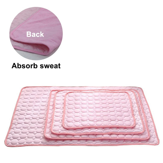 Cooling Dog Mat for Summer | Breathable & Washable Pet Bed for Dogs and Cats
