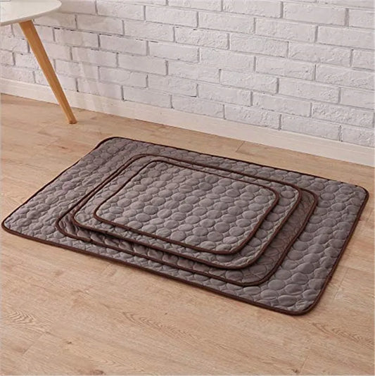 Cooling Dog Mat for Summer | Breathable & Washable Pet Bed for Dogs and Cats