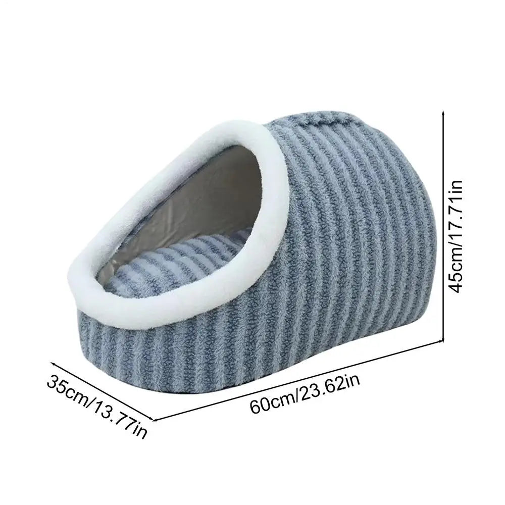 SnuggleNest: The Ultimate Cozy Hideaway Pet Bed for Comfort & Security