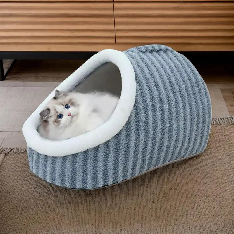 SnuggleNest: The Ultimate Cozy Hideaway Pet Bed for Comfort & Security