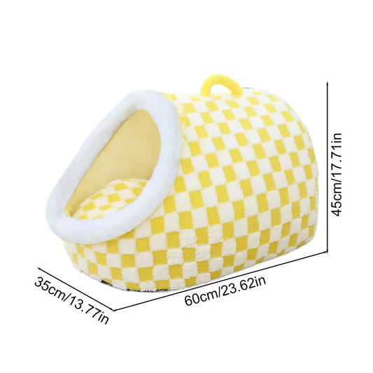 SnuggleNest: The Ultimate Cozy Hideaway Pet Bed for Comfort & Security