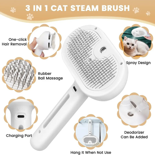 FurEase Comb – Spray, Comb, Shed-Free!