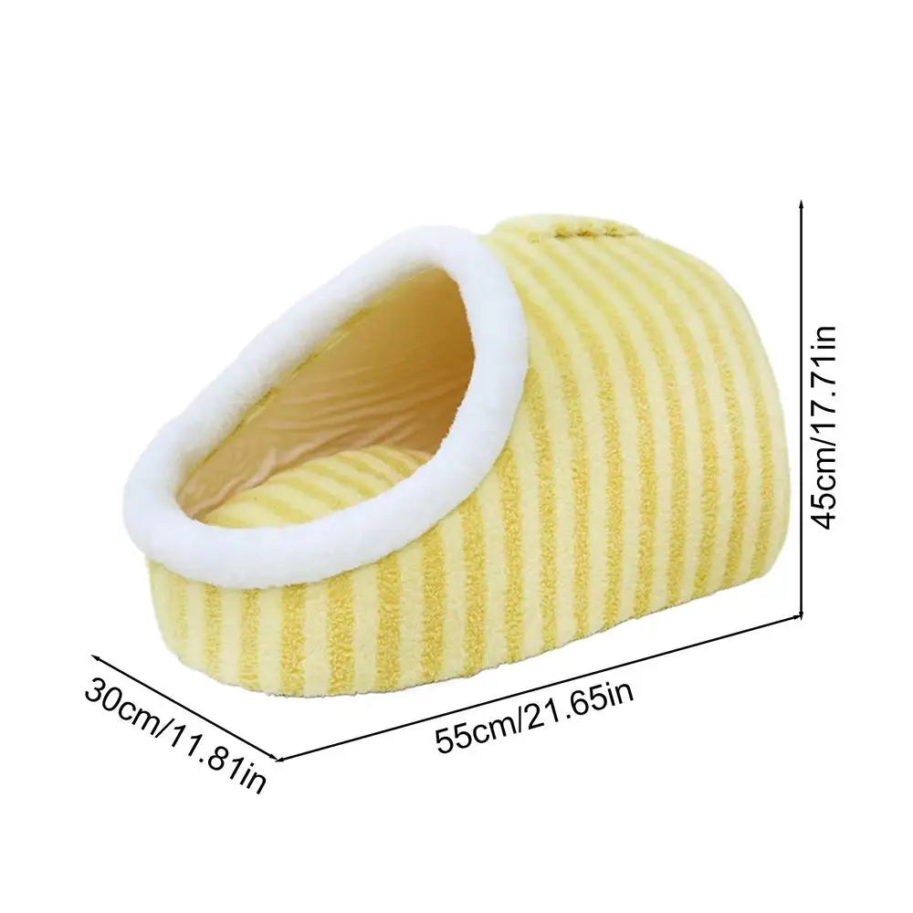 SnuggleNest: The Ultimate Cozy Hideaway Pet Bed for Comfort & Security