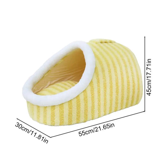SnuggleNest: The Ultimate Cozy Hideaway Pet Bed for Comfort & Security