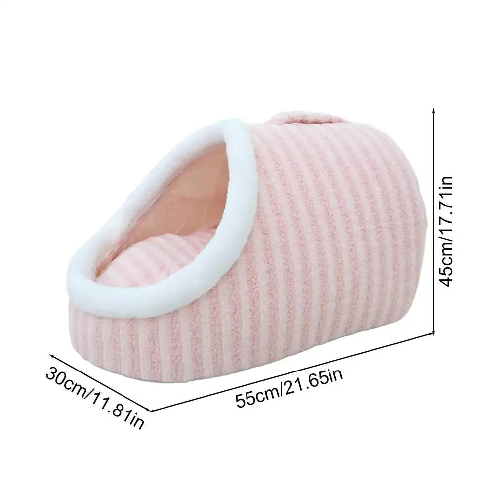 SnuggleNest: The Ultimate Cozy Hideaway Pet Bed for Comfort & Security