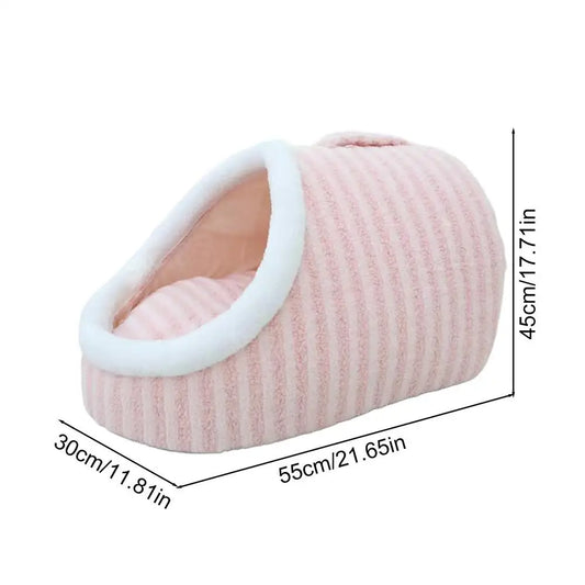 SnuggleNest: The Ultimate Cozy Hideaway Pet Bed for Comfort & Security
