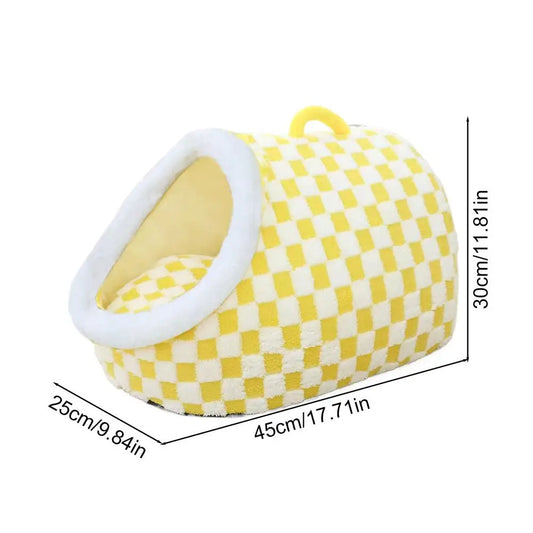 SnuggleNest: The Ultimate Cozy Hideaway Pet Bed for Comfort & Security