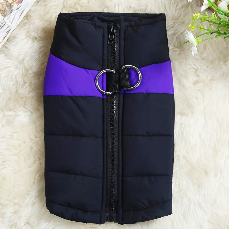 Waterproof Warm Dog Clothes Pet Coat Winter Vest Padded Zipper Jacket Dog Clothing for Small Medium Big Dogs The Dog Face Outfit