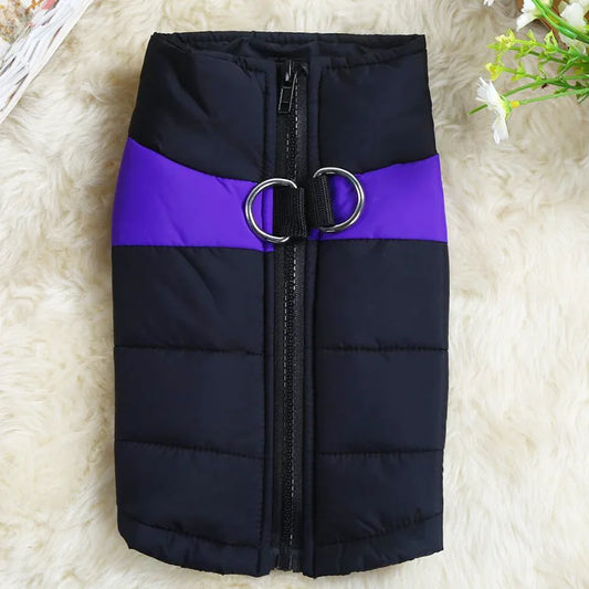 Waterproof Warm Dog Clothes Pet Coat Winter Vest Padded Zipper Jacket Dog Clothing for Small Medium Big Dogs The Dog Face Outfit