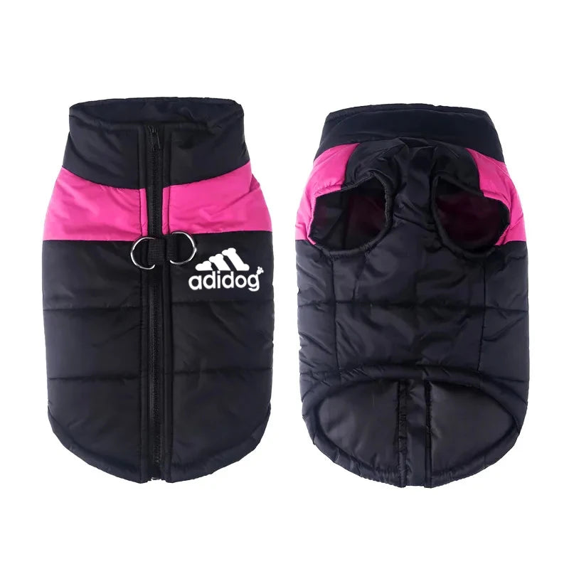 Waterproof Warm Dog Clothes Pet Coat Winter Vest Padded Zipper Jacket Dog Clothing for Small Medium Big Dogs The Dog Face Outfit