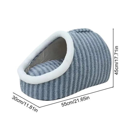 SnuggleNest: The Ultimate Cozy Hideaway Pet Bed for Comfort & Security