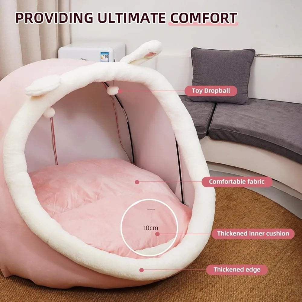 🐾 SnuggleNest™ XL – Human-Sized Dog Bed & Cozy Cave Lounger for Pets and People 🛏️✨