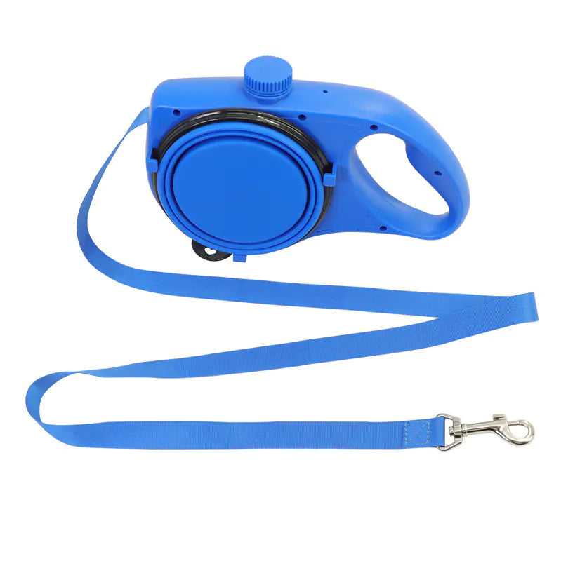 HydraLeash™ 2-in-1 Dog & Cat Leash with Built-in Water Bottle for Walks & Travel
